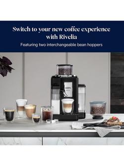 De'Longhi Rivelia EXAM440.55 Automatic Bean to Cup Coffee Machine - view 2, Black
