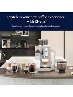 De'Longhi Rivelia EXAM440.55 Automatic Bean to Cup Coffee Machine - view 2, Beige