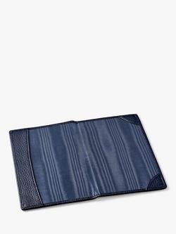 Aspinal of London Leather Golf Scorecard Holder - view 2, Navy