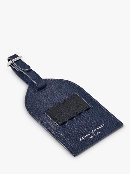 Aspinal of London Leather Golf Tee Holder - view 2, Navy