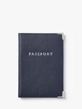 Aspinal of London Pebble Leather Passport Cover