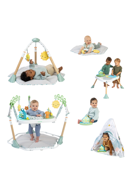 Ingenuity Tummy To Toes 6-in-1 Milestone Activity Centre, Multi