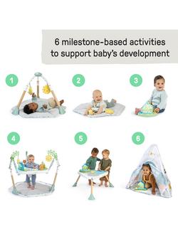 Ingenuity Tummy To Toes 6-in-1 Milestone Activity Centre - view 2, Multi