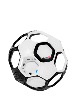Bright Starts Baby Rattle Ball, Black/White, Black/White