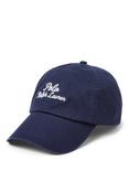 Ralph Lauren Chain Stitched Logo Cap, Navy