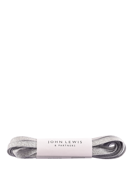 John Lewis 6mm Polyester Ribbon, L5m, Gold, Silver