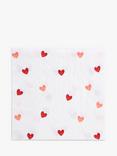 John Lewis Hearts Paper Napkins, Pack of 20