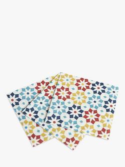 John Lewis Geo Paper Cocktail Napkins, Pack of 20 - view 2, Multi