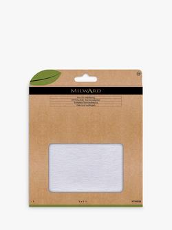 Milward Iron On Interfacing, Medium, White