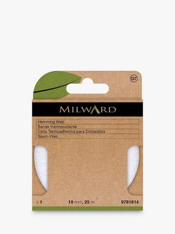 Milward Fusible Hemming Web, L25m, White