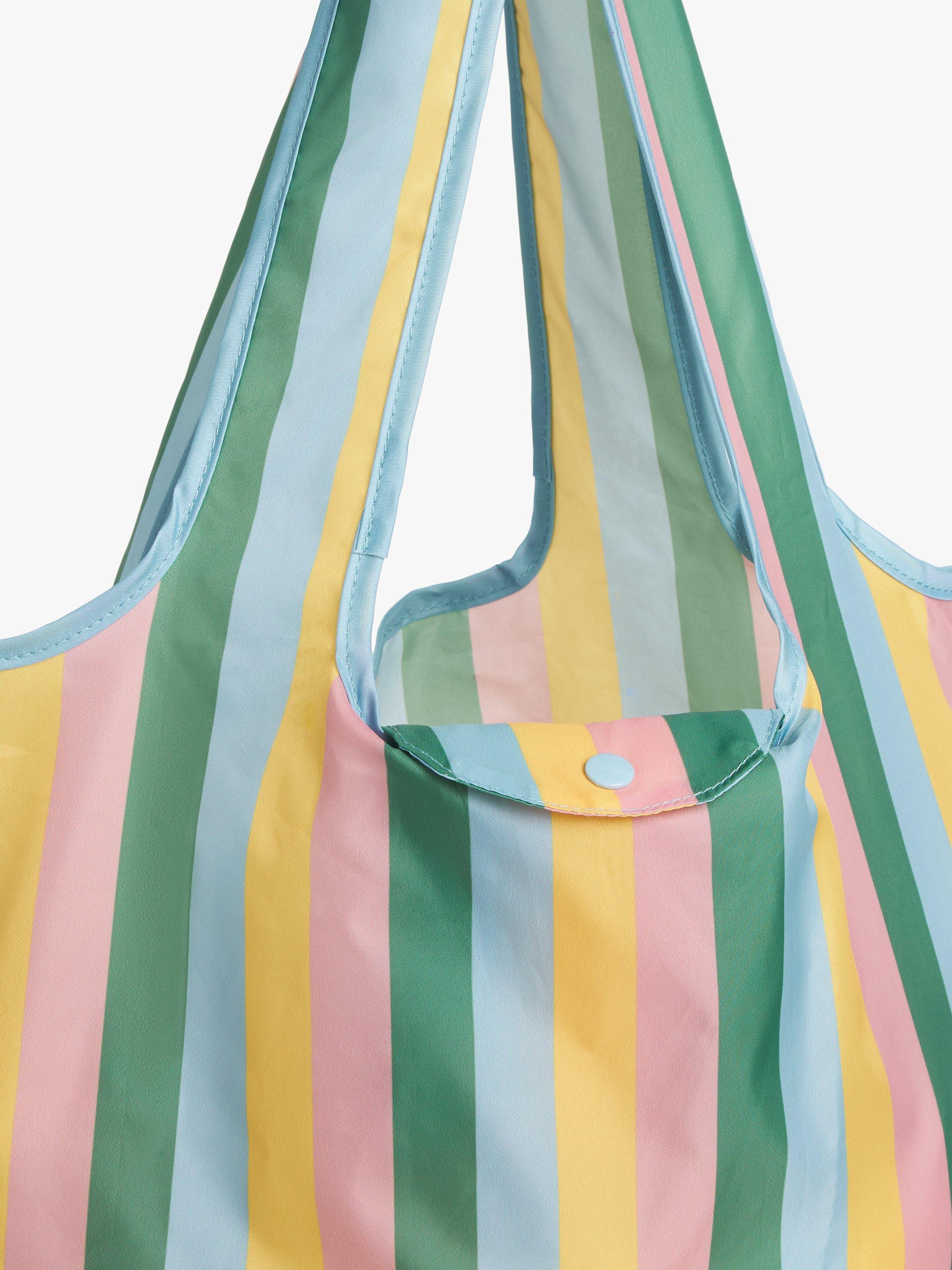 Product image 3 of 3, which shows John Lewis Striped Foldable Pouch, Multi