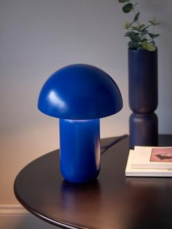 John Lewis Mushroom Dimmable Extra Large Table Lamp - view 2, Cobalt