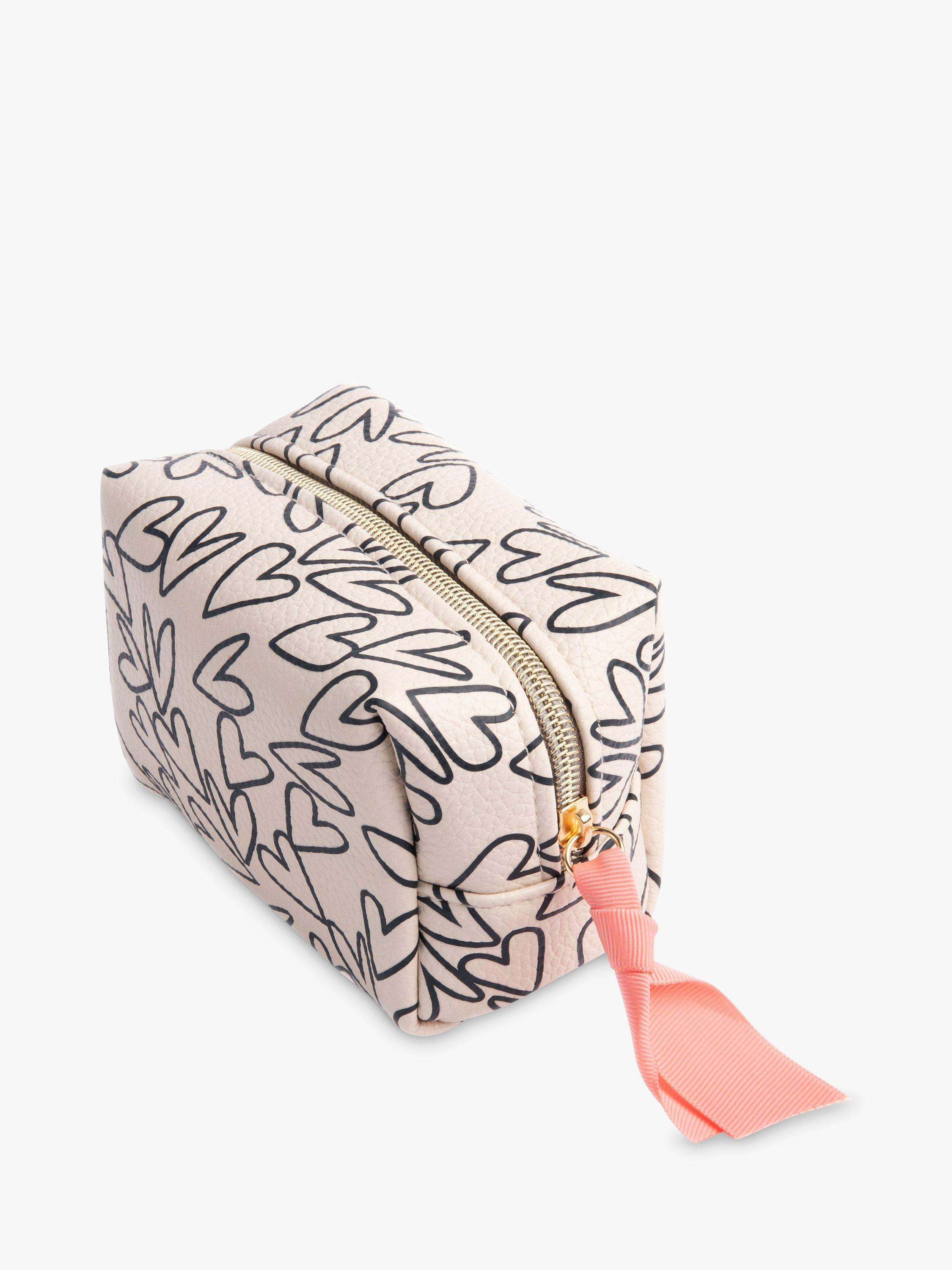 Caroline Gardner Mini Hearts Cosmetic Bag, Multi