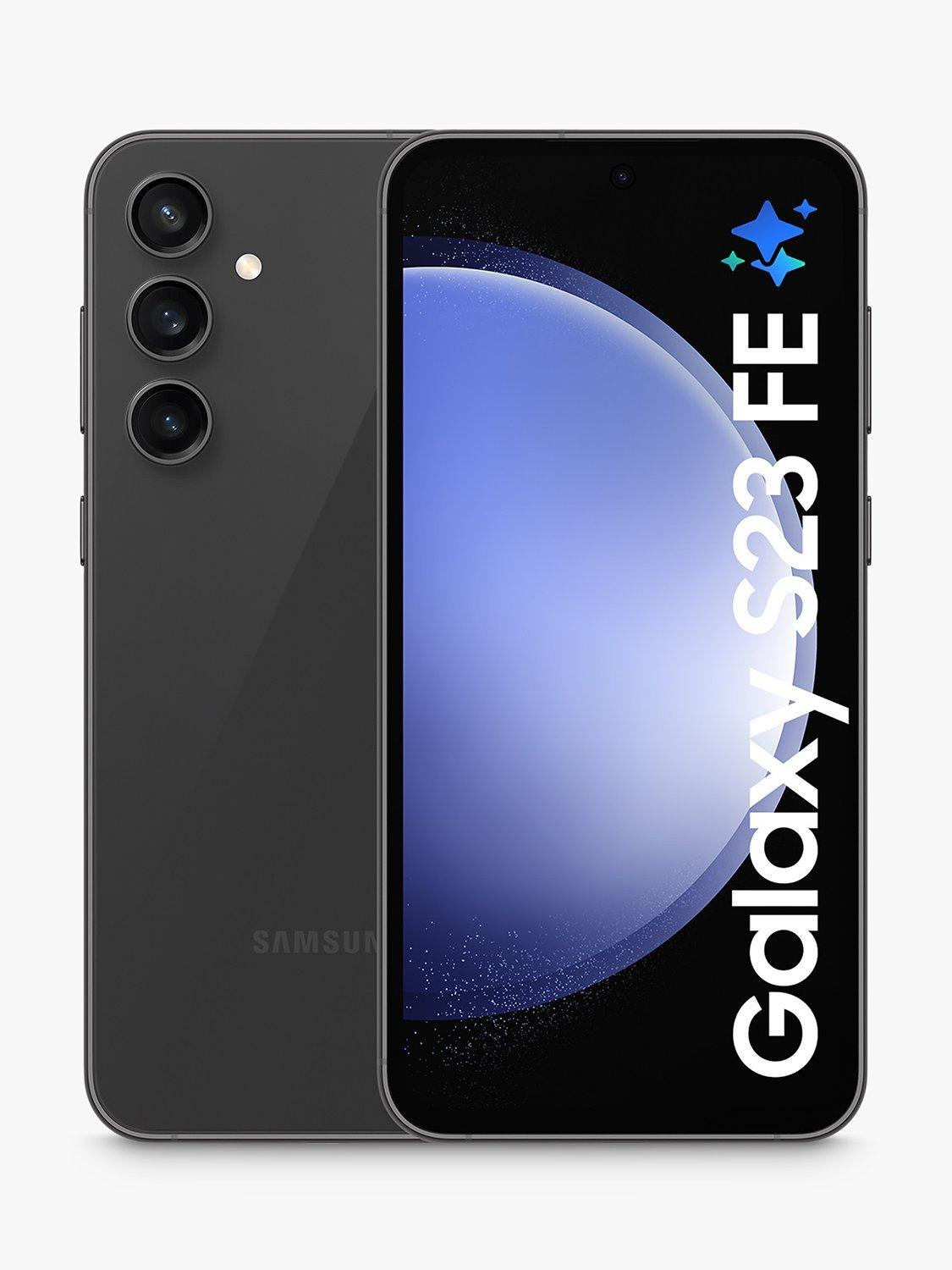 Samsung Galaxy S23 FE Smartphone, 8GB RAM, 6.4", Galaxy AI, 5G, SIM Free, 128GB, Graphite