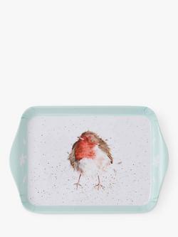 Wrendale Designs Robin Melamine Scatter Tray Robin, 21.5cm, Multi