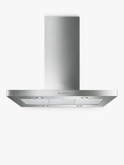 Smeg Universal KI90XE 90cm Island Cooker Hood, Stainless Steel, Stainless Steel