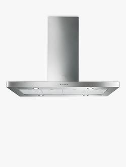 Smeg Universal KI120XE 120cm Island Cooker Hood, Stainless Steel, Stainless Steel