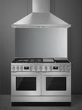 Smeg Portofino CPF120IGMP 120cm Dual Fuel Range Cooker, Stainless Steel