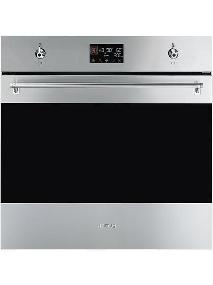 Smeg Classic SO6302M2X SpeedwaveXL Integrated Combination Microwave Oven, Stainless Steel