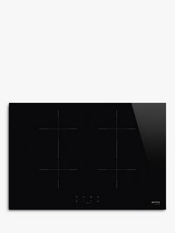 Smeg Universal SIB2741D 75cm Induction Hob, Black, Black