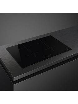 Smeg Universal SIB2741D 75cm Induction Hob, Black - view 2, Black