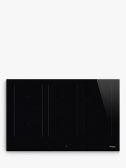 Smeg Universal SIM3864D 80cm Induction Hob, Black, Black