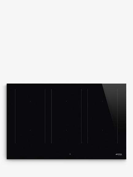 Smeg Universal SIM3864D 80cm Induction Hob, Black, Black