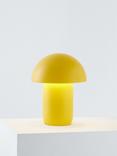 John Lewis Mushroom Rechargeable Dimmable Table Lamp, Yellow