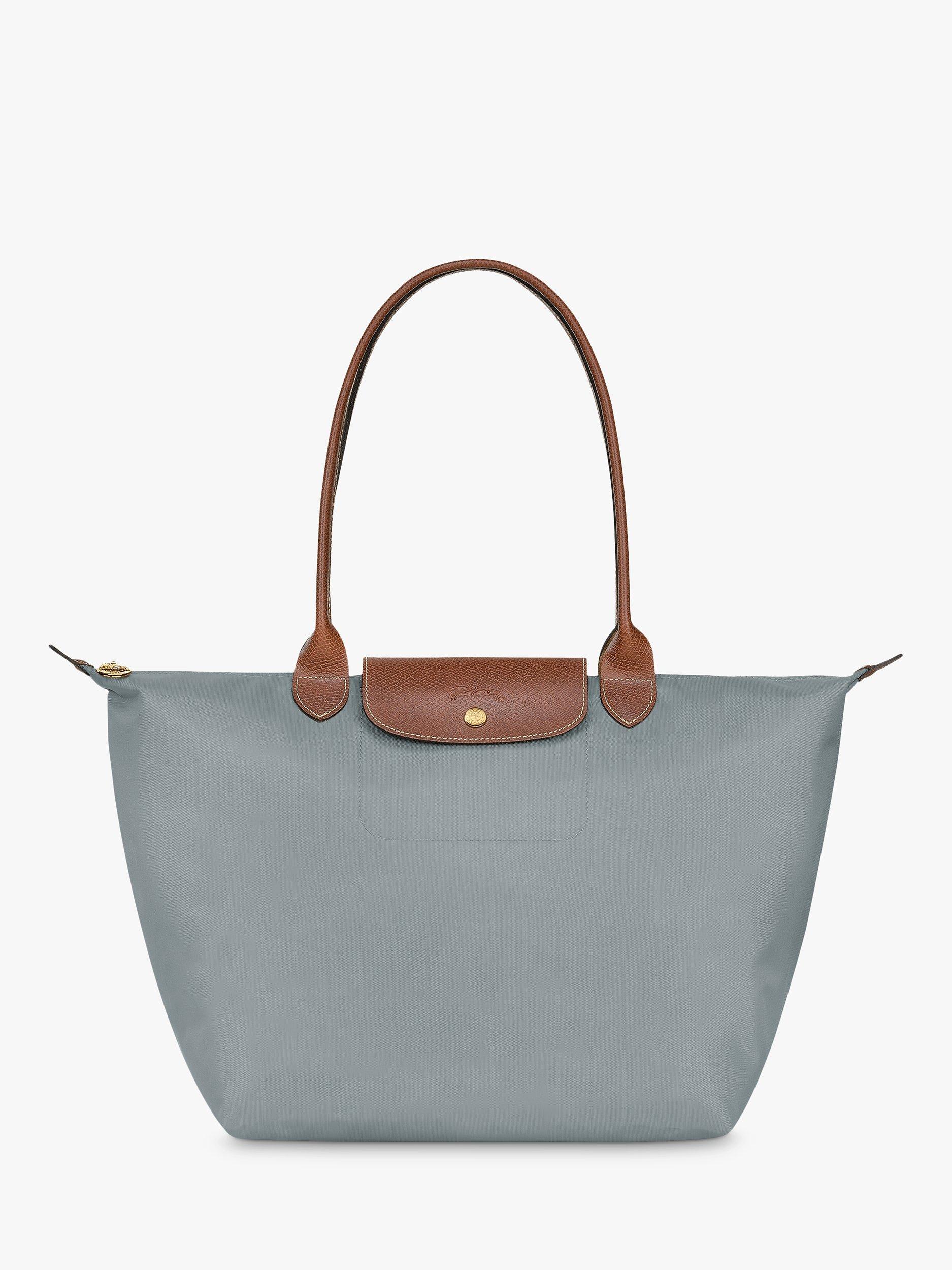 Longchamp Le Pliage Original Large Shoulder Bag Steel