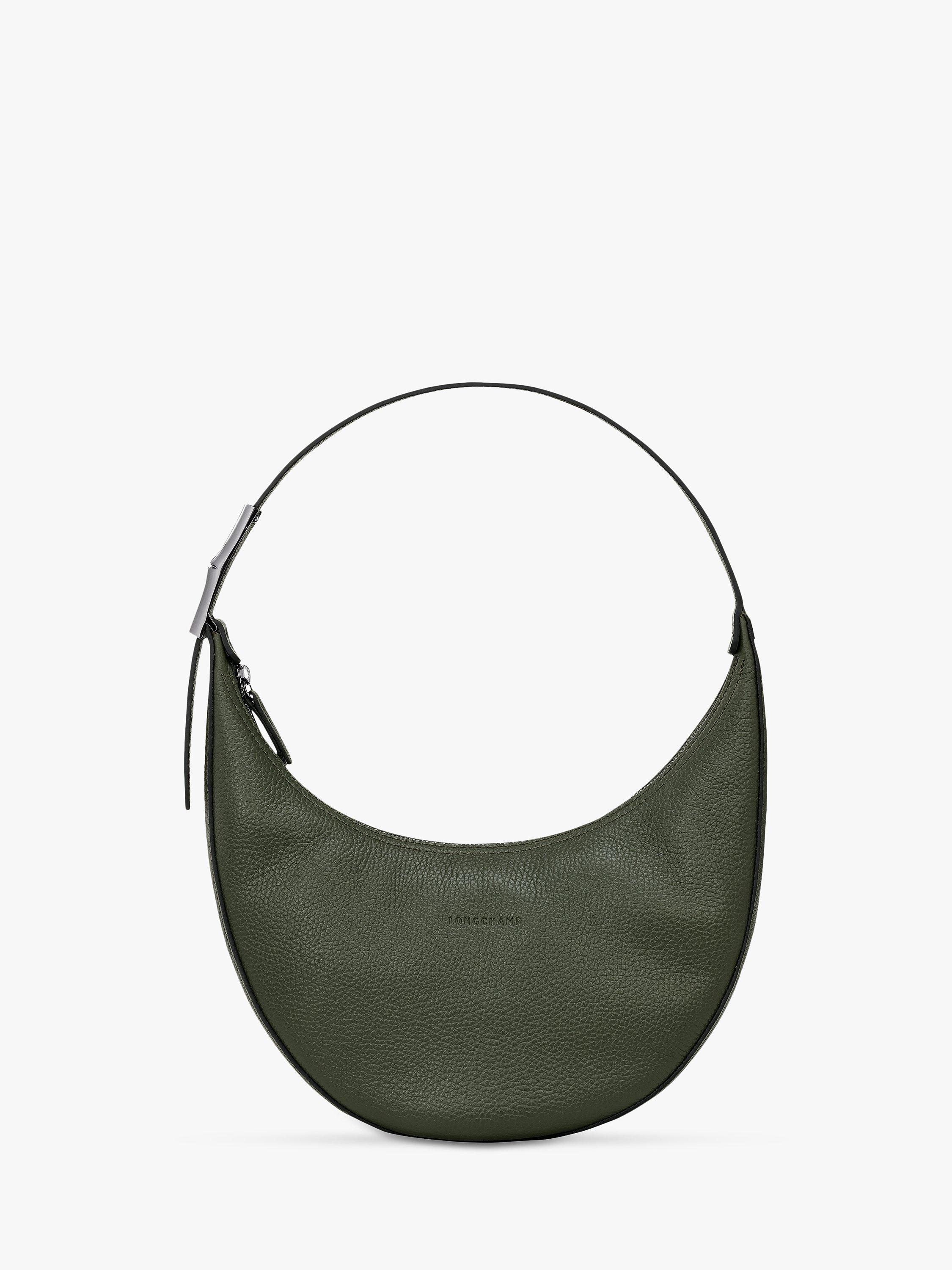 Longchamp Roseau Essential Hobo Bag, Khaki