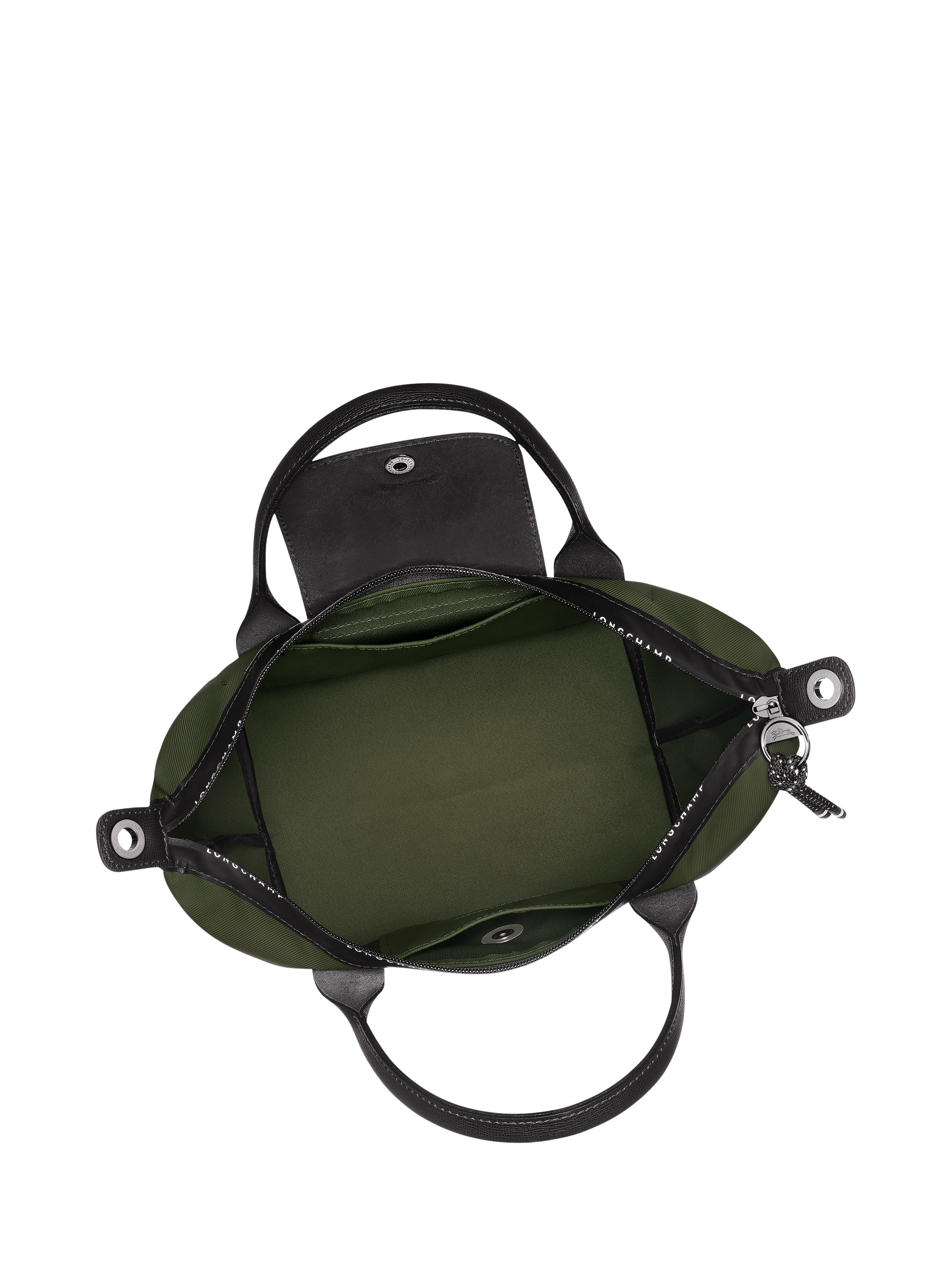 Product image 5 of 6, which shows Longchamp Le Pliage Energy Small Top Handle Bag, Khaki