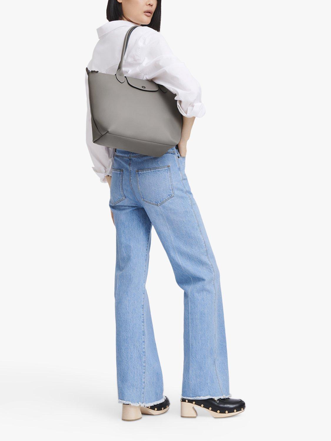 Product image 2 of 4, which shows Longchamp Le Pliage Xtra Leather Tote Bag, Turtledove