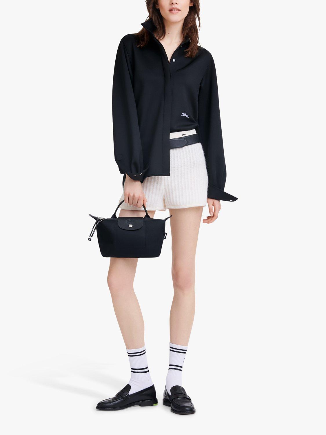 Product image 6 of 6, which shows Longchamp Le Pliage Energy Pouch, Black