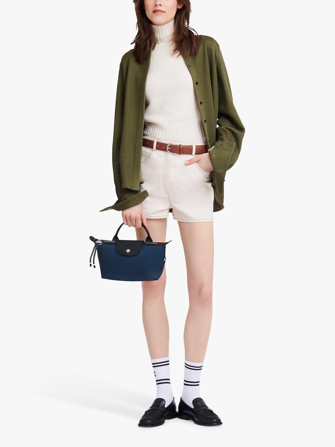 Product image 6 of 6, which shows Longchamp Le Pliage Energy Pouch, Navy