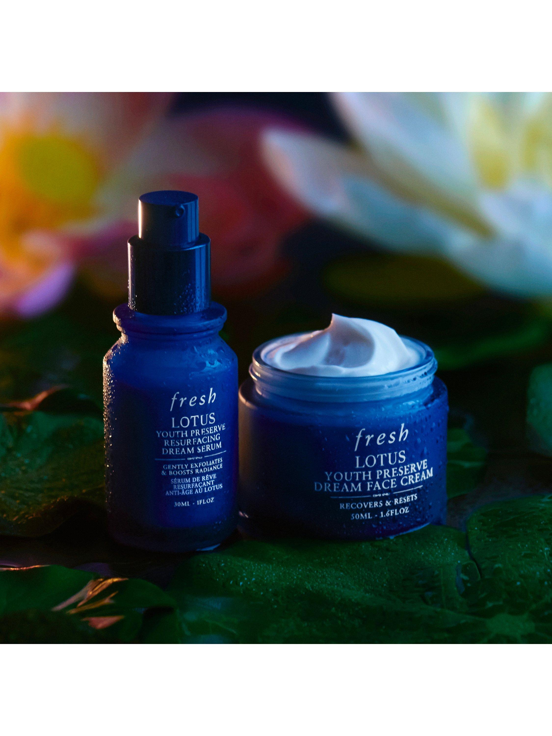 Product image 4 of 10, which shows Fresh Lotus Youth Preserve Resurfacing Dream Serum, 30ml