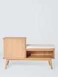 John Lewis Grayson Hallway Storage Bench, Oak