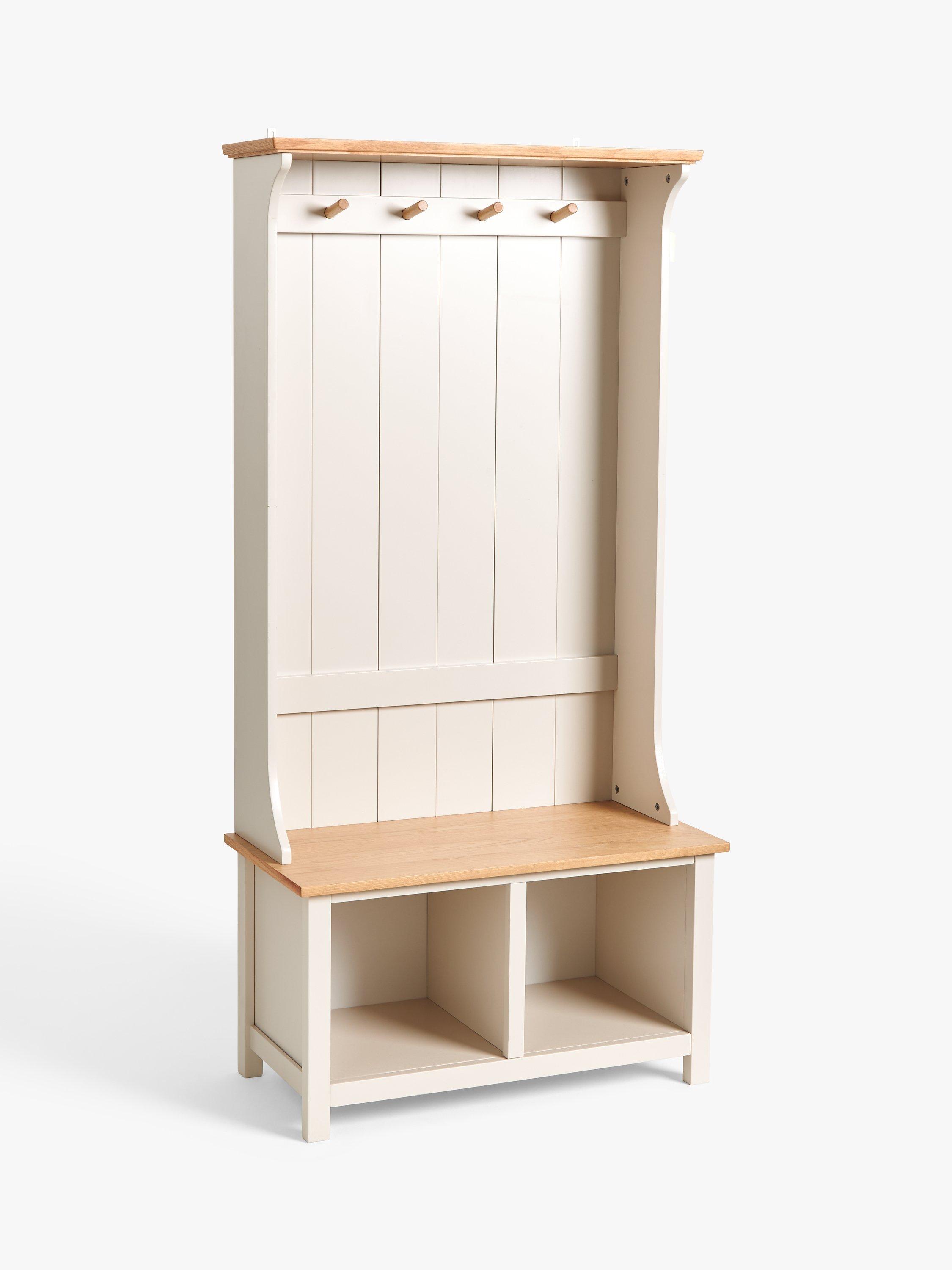 John Lewis ANYDAY Wilton Hallway Storage Unit, Linen