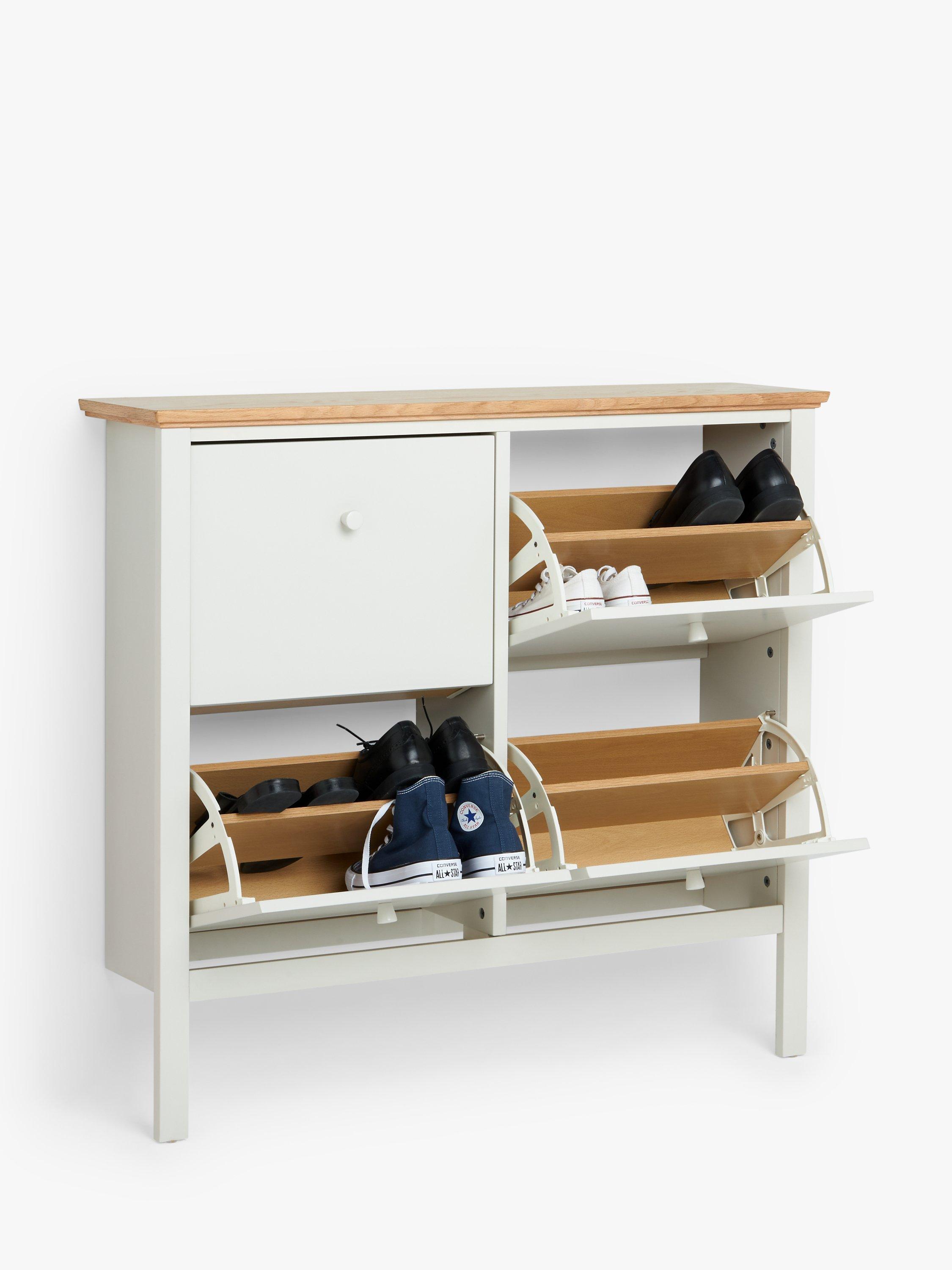 John Lewis ANYDAY Wilton Shoe Storage Cabinet Linen