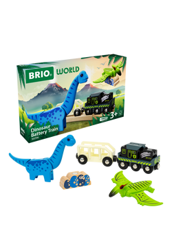 BRIO Dinosaur Battery Train Playset, Multi