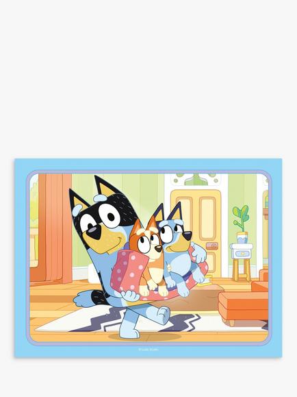 Bluey Set of 4 Jigsaw Puzzles - view 2, Multi