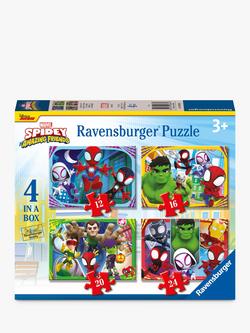 Spidey And His Amazing Friends Set of 4 Jigsaw Puzzles, Multi