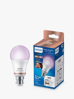 Philips Smart LED B22 Colour Smart Light Bulb, Multicolour