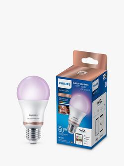 Philips Smart LED E27 Colour Smart Light Bulb, Multi