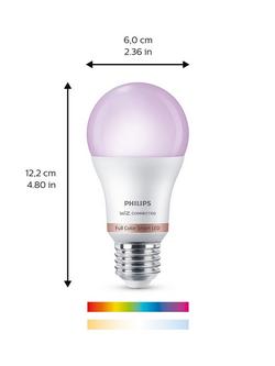 Philips Smart LED E27 Colour Smart Light Bulb - view 2, Multi