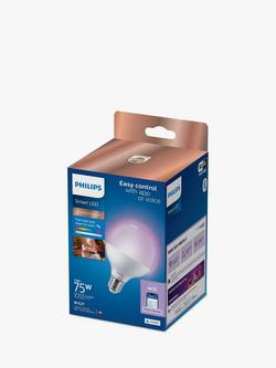 Philips Smart LED G95 E27 Colour Smart Light Bulb - view 2, Frosted