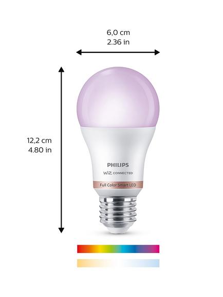 Philips Smart LED E27 Colour Smart Light Bulb, Pack of 2 - view 2, Multicolour