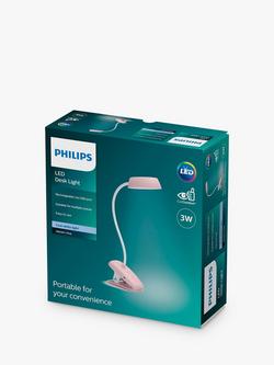 Philips Donutclip Table Lamp - view 2, Pink
