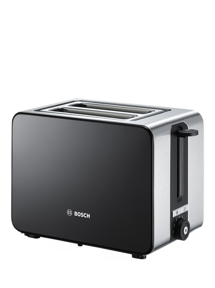 Bosch Sky Compact 2 Slice Toaster, Black, Black