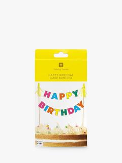 Talking Tables Happy Birthday Cake Bunting Topper