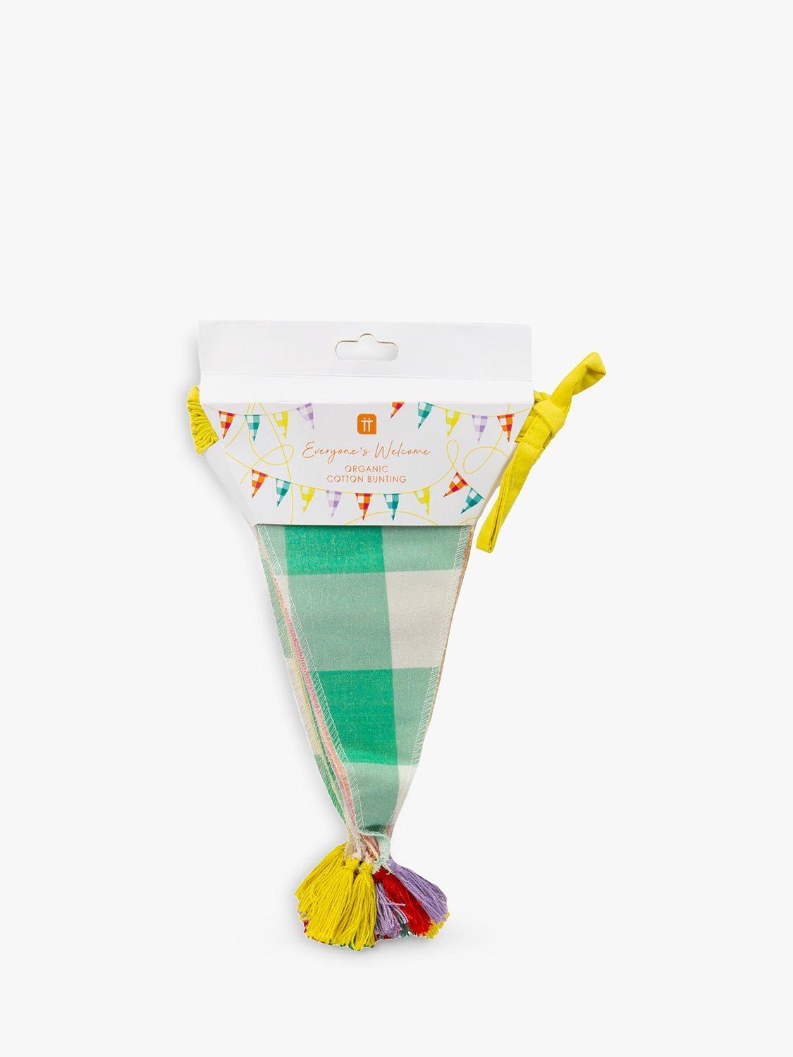 Talking Tables Gingham Cotton Bunting, L3m